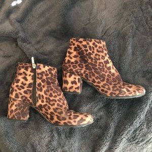 Circus Sam Edelman cheetah print booties
